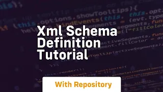 Xml schema definition tutorial