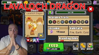 How to evolve the LIVELOCH DRAGON into LAVALOCH DRAGON