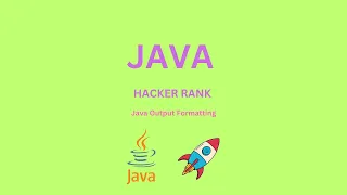 HackerRank Java Output Formatting