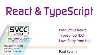 Productive TDD Love Story from Hell at Silicon Valley Code Camp 2018
