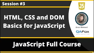 HTML CSS and DOM basics for JavaScript JavaScript for Beginners - Part 3
