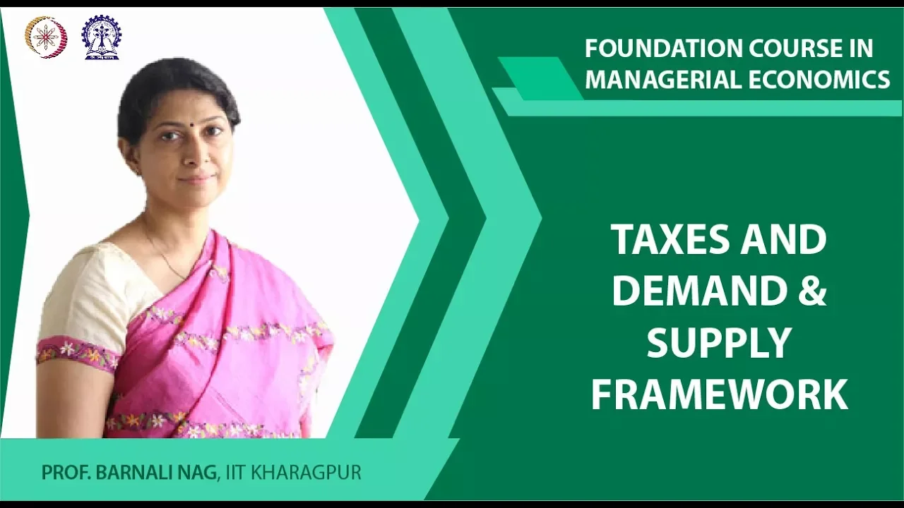 Taxes and Demand & Supply Framework