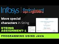 Move special characters in String String Assignment 1 Programming Using Java