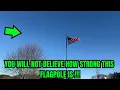 If You Are Looking For A STRONG Flagpole This Is The One