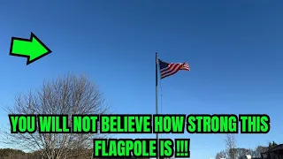 If You Are Looking For A STRONG Flagpole This Is The One