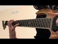 8 string math rock tapping riff