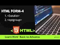 Form 4 datalist optgroup HTML 3