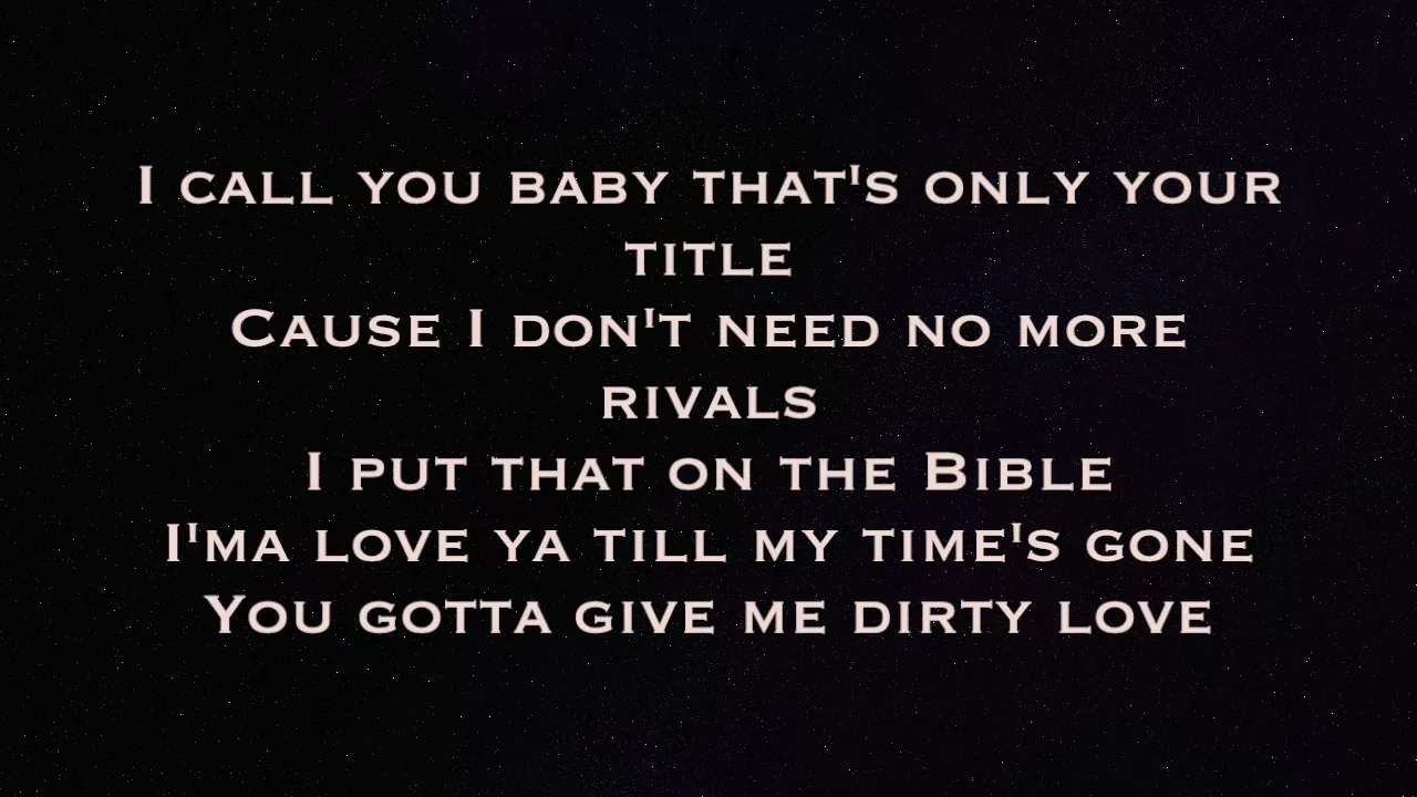 Usher ft. Future- Rivals Lyrics