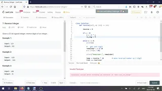 Leetcode 7 Reverse Integer Python Easy