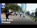 Lagu Protesters Scamper As Gunshots Disperse Sowore-Led 'Free Nnamdi Kanu' Protest