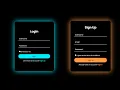 ASMR Coding Animated Login and Registration Form in HTML CSS Javascript No Talking