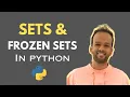 Operations on Sets and Frozensets Python for Data Science Anant Agarwal Complete Data Science