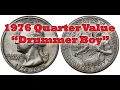 1976 Quarter Value Drummer Boy Dual Date 1776 - 1976