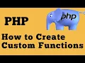 PHP For Beginners How to Write Custom Functions in PHP