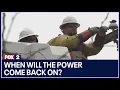 When will the power come back on DTE works to get lights on in Southeast Michigan