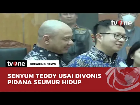 Ekspresi Teddy Minahasa usai Divonis Pidana Seumur Hidup
