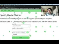 Spotify Playlist Matcher Tool live demo