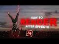 Best 4K Render Setting s I After Effect s Tutorial