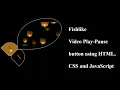 play pause button by using html CSS and JavaScript me - code
