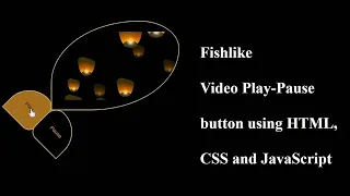 play pause button by using html CSS and JavaScript me - code
