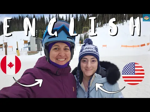 Learn Real-Life English - Skiing In Canada! | English Comprehensible Input B1 Intermediate
