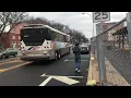NJ Transit Bus New York City Bound D4500CT Route 114 Bus departing W Main S Douglas