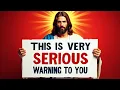 Download Lagu THIS IS A VERY SERIOUS WARNING YOU CAN'T IGNORE | GOD MESSAGE TODAY | GOD SAYS TODAY #godsays #jesus