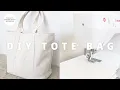 diy tote bag tutorial easy to sew sewing pattern free sewing for beginners