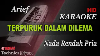 Download ARIEF TERPURUK DALAM DILEMA || KARAOKE NADA RENDAH PRIA KN7000 MP3