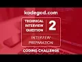 Technical Interview Question 2 Can you solve it Technical Interview Preparation