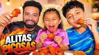 MELANIE SE ATREVIÓ A COMER LAS ALITAS MÁS PICOSAS DEL MUNDO 🌶️🔥
