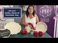 Princess House Marbella Ruby and WinterBerry Dishes