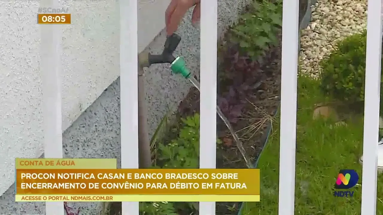 Procon notifica Casan e banco Bradesco sobre encerramento de convênio para débito em fatura