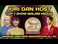 JURI DAN HOST KONSER TOP 7 SHOW MALAM KEDUA  /  SIAPAKAH YANG AKAN MENDAPATKAN ALL SO ?