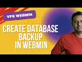 How to Create Database Backup in Webmin 2025 Export Databases Easily