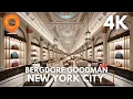 Inside Bergdorf Goodman The Plaza Hotel 5th Avenue NYC Luxury Shopping 4K Tour w SUBTITLES
