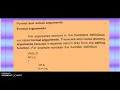 FORMAL AND ACTUAL ARGUMENTS IN C LANGUAGE