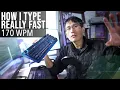 How I Type REALLY Fast 170 Words Per Minute ex-Google programmer