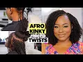 MICRO TWISTS THAT LOOKS FEELS LIKE NATURAL HAIR NATURAL PROTECTIVE STYLE ft HOT BRAIDS