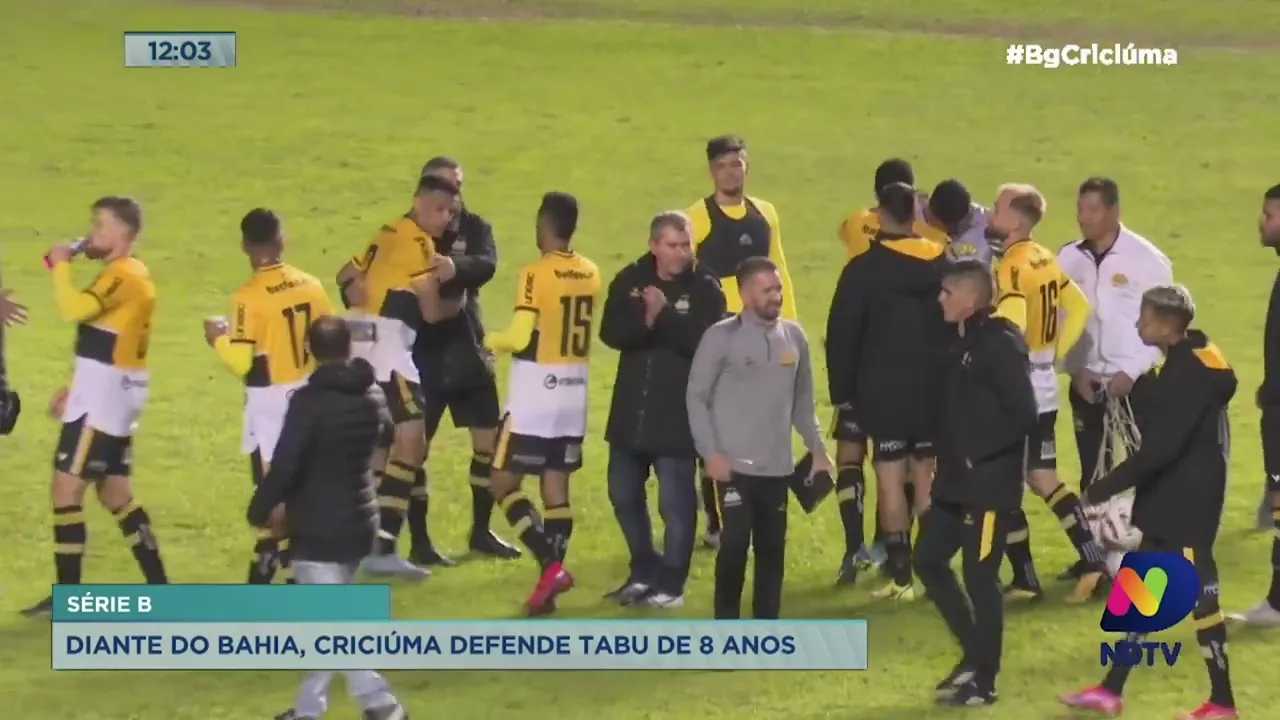 Diante do Bahia, Criciúma defende tabu de 8 anos