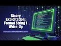 Tutorial PicoCTF 2025 163 Binary Exploitation format string 1