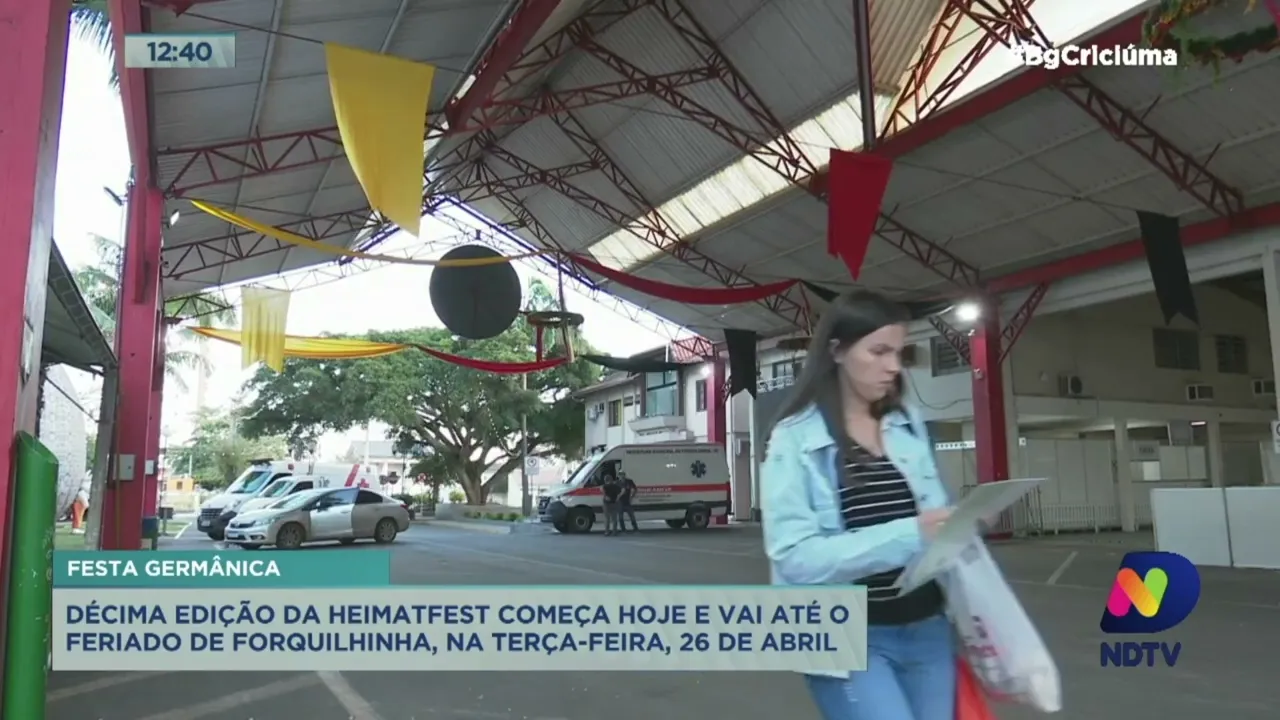 Tipicamente alemã, décima edição da Heimatfest inicia nesta quarta-feira