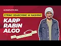 Karp-Rabin String Matching Algorithm Substring Search Pattern