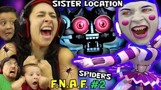 Download CRINGEY BALLERINA Scares MOM! FNAF SISTER LOCATION #2 w/ REAL SPIDERS (FGTEEV SCARY Ballora Gameplay MP3