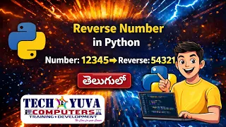 How to Reverse a Number in Python in Telugu Easy Logic for Beginners