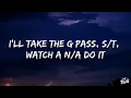 Kendrick Lamar - tv off (Lyrics) feat. lefty gunplay