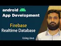 Android Firebase Insert Object into Realtime Database using Hashmap in Urdu Urdu Hindi