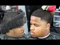 HIS JOB MADE HIM CUT HIS HAIR WAVE LENGTH MID BALD TAPER HAIRCUT TUTORIAL