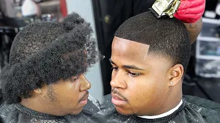 HIS JOB MADE HIM CUT HIS HAIR WAVE LENGTH MID BALD TAPER HAIRCUT TUTORIAL
