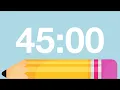 45 Minute Back to School Timer Chimes Alarm at End